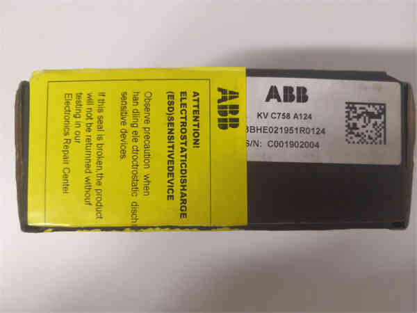 ABB KVC758A124 3BHE021951R10241 ABB KVC758A124 3BHE021951R10241