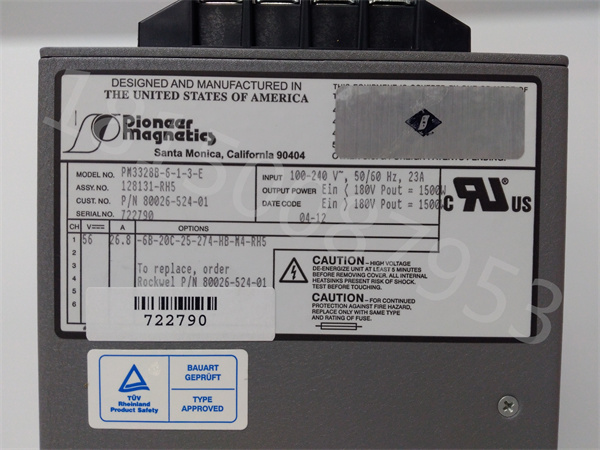 PIONEER MAGNETICS PM3328B-6-1-3-E 80026-524-012 PIONEER MAGNETICS PM3328B-6-1-3-E 80026-524-012