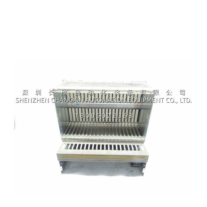 Siemens 6ES5183-3UA21 SIMATIC S5 183U Expansion Unit – 21-Slot Rack with Integrated 24V DC / 5V 18A Power Supply & Cooling Fan