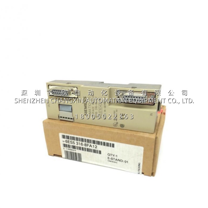 Siemens 6ES5316-8MA12 IM 316 Interface Module: Compact, No PSU, +9 V Backplane-Powered, 120 g1 Siemens 6ES5316-8MA12 IM 316 Interface Module: Compact, No PSU, +9 V Backplane-Powered, 120 g1