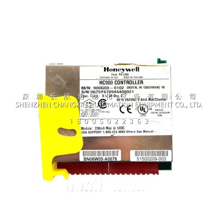Honeywell 900G02-0001 HC900 Output Module – Overcurrent Protected Sourcing1 Honeywell 900G02-0001 HC900 Output Module – Overcurrent Protected Sourcing1