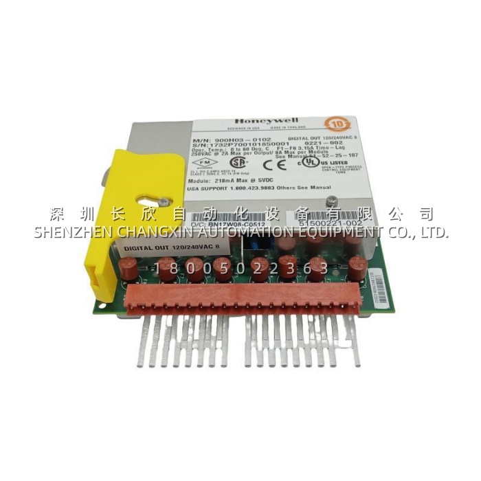 Honeywell 900H03-0102 ControlEdge HC900 Digital Output Module, 8-Channel AC Triac